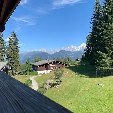 Chalet Le Daim Appartement 6 Pers Vue Mont-Blanc Combloux Exterior foto